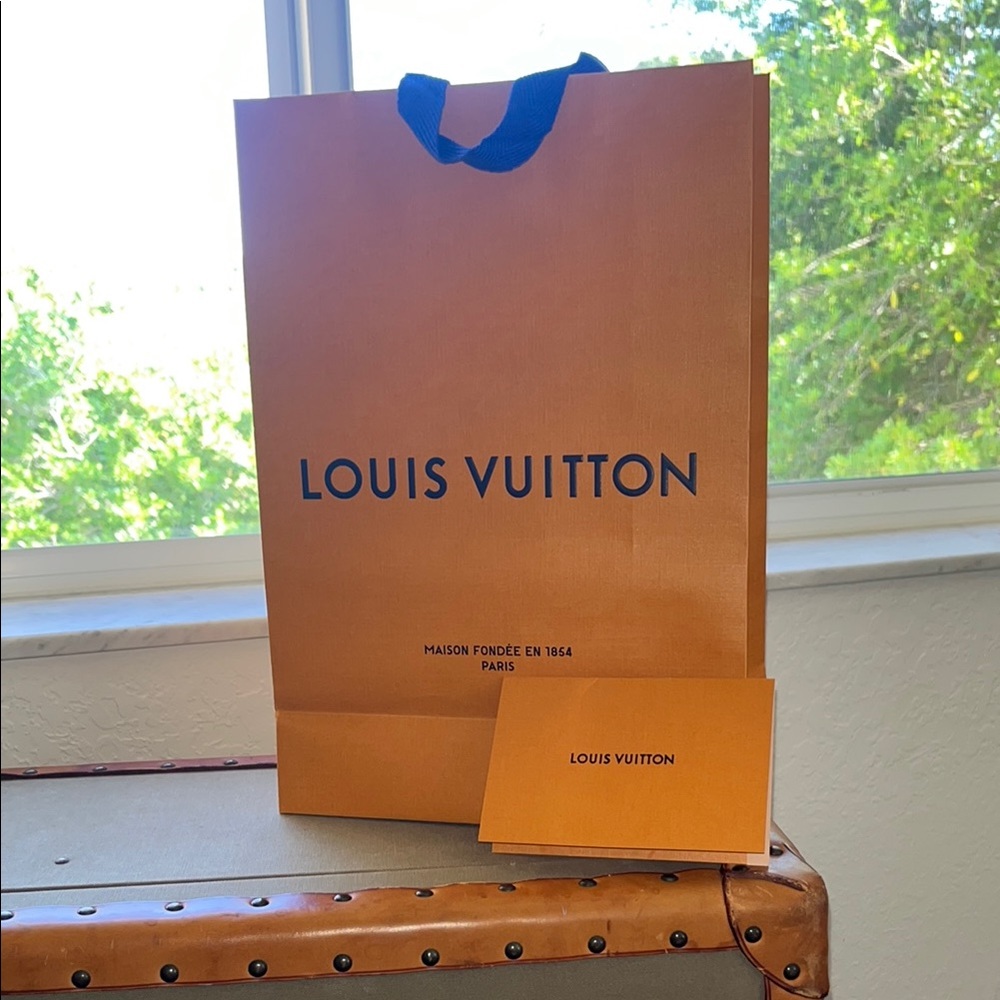 Medium Size Louis Vuitton Shopping Bag W/ Note Holder